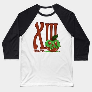 Halloween Tarot XIII: Death (Poison Apple) Baseball T-Shirt